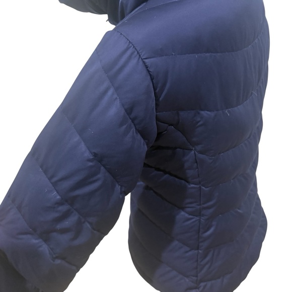 Patagonia Women’s 80% Goosedown Puffer Jacket Size Small Navy Blue - Picture 12 of 13